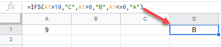 google sheets ifs function 1