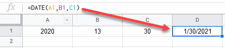 google sheets date function 3