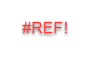 google sheets #REF! error