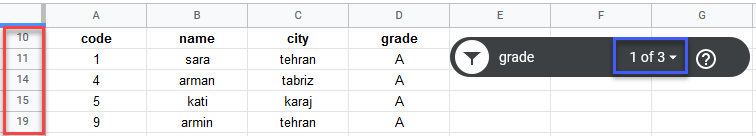 google sheets menu data slicer 6