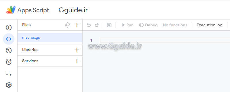 اسکرپیت نویسی در گوگل شیت